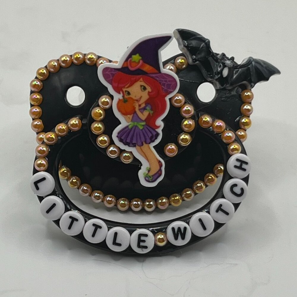 Black Little Witch Adult Pacifier